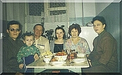 2001 год - в гостях у родителей Татьяны